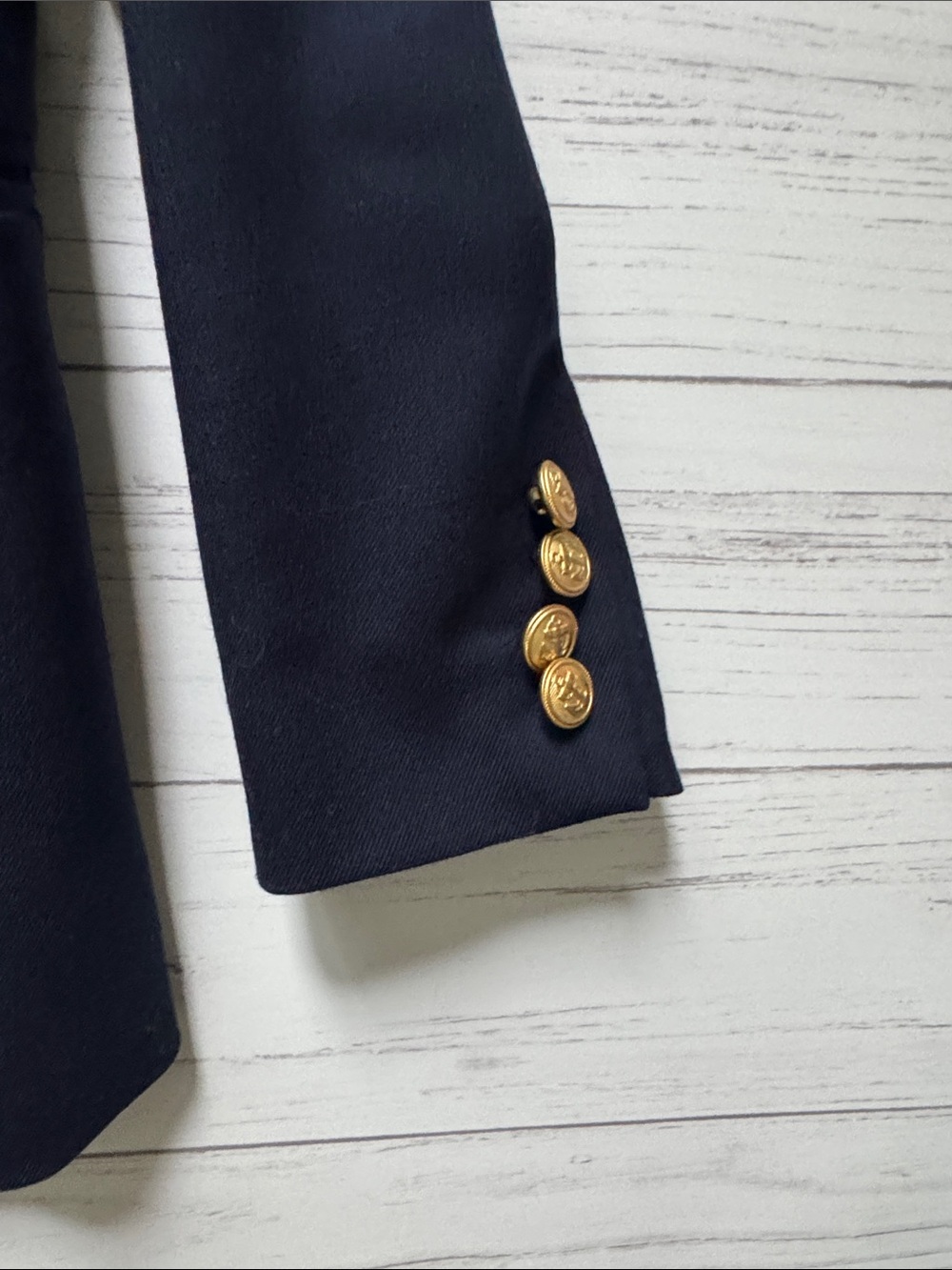 Jcrew boys Navy Blazer with Gold Buttons - Picture 3 of 7